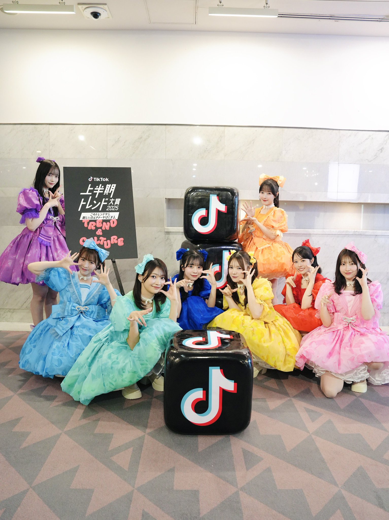 TikTokの大きなタペストリー 夏の思い出😻たのしかったTIF！ほんとうにありがとう！