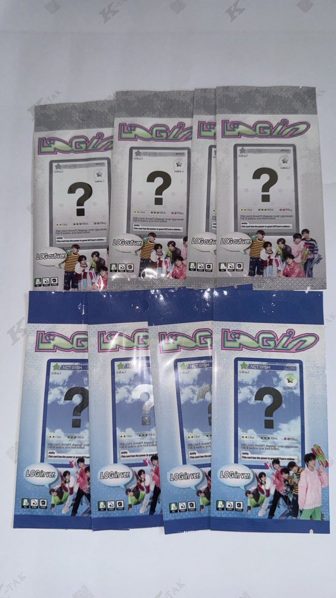 LovePinkMotion's tweet photo. (พร้อมส่ง) 

NCT Wish MD LOG IN 

RANDOM TRADING CARD เทรดดิ้งการ์ด 1 ซองมี 2 ใบ ไม่แกะซอง เอาไปลุ้นเองได้เลยค่ะ

♥ Log in มี4 เซต
♥ Log out มี 4 เซต

200 บาท รวมจัดส่ง

#ตลาดนัดnctwish ชิอน ริคุ ยูชิ แจฮี เรียว ซาคุยะ https://t.co/8nNUxUZ7I4