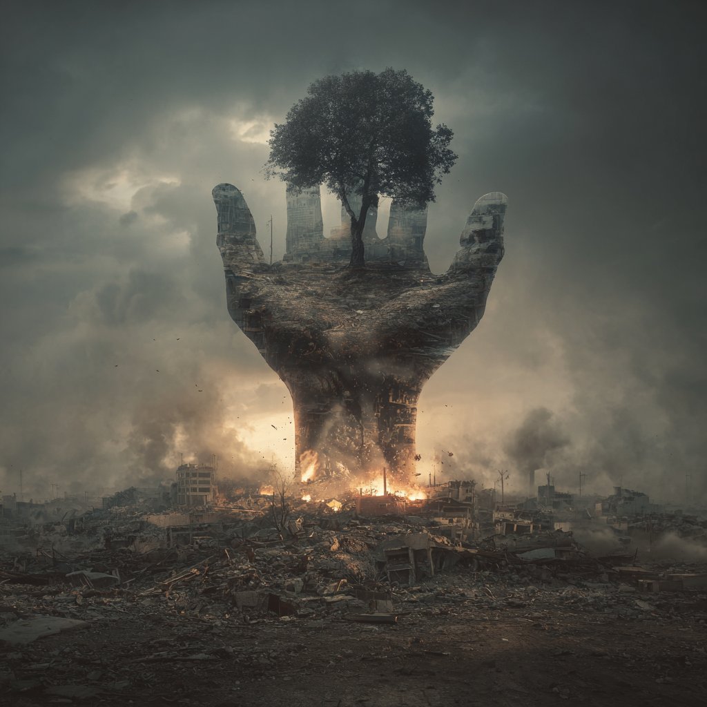 The_System_HFTF's tweet photo. If we answer evil with evil, we guarantee our destruction.
But if we answer with moral strength, justice, and unity — the plan collapses.
Resistance must be rooted in peace, not in reaction.
They want a world of sides.
We want a world of dignity and truth.
#TheSystemBook #NoWar https://t.co/ofbmldRLE4