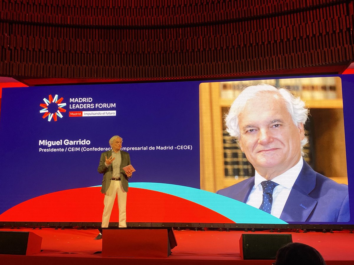 rociogüemes ن (@rocioguemes) on Twitter photo Arranca <a href="/MadLeadersForum/">MADRID LEADERS FORUM</a> en un momento de tristeza para una España, abochornada y traicionada. El Presidente de <a href="/_CEIM_/">𝗖𝗘𝗜𝗠</a> <a href="/mgarridocierva/">Miguel Garrido</a>, afirma que es la hora de la sociedad civil, de la libertad, la seguridad jurídica, el talento y la prosperidad desde la unión y solidaridad. Arranca <a href="/MadLeadersForum/">MADRID LEADERS FORUM</a> en un momento de tristeza para una España, abochornada y traicionada. El Presidente de <a href="/_CEIM_/">𝗖𝗘𝗜𝗠</a> <a href="/mgarridocierva/">Miguel Garrido</a>, afirma que es la hora de la sociedad civil, de la libertad, la seguridad jurídica, el talento y la prosperidad desde la unión y solidaridad.
