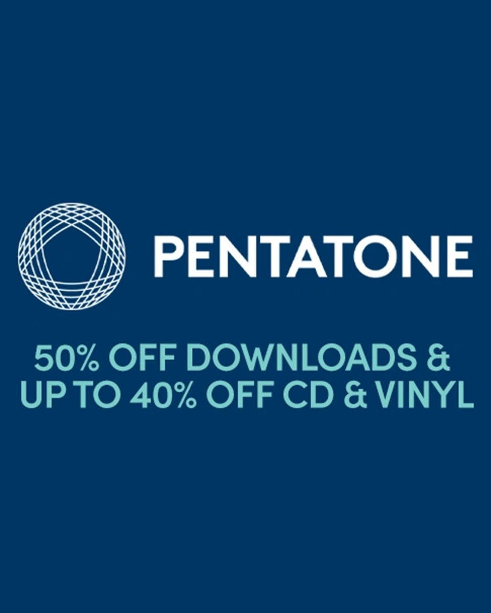 PrestoMusicCom's tweet image. Until 20th August, we are offering up to 40% off Pentatone titles on CD, SACD, Vinyl, and Downloads. Please note, MP3s are excluded from this offer.
🔎 Explore the offer here:
tinyurl.com/53u9ws5r