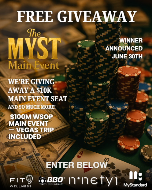 MyStandard.io 💫 (@mystandarddotio) on Twitter photo $MYST Main Event Madness has begun! A once in a lifetime opportunity to play in the WSOP Main Event with professional coaching from <a href="/RealJamieGold/">Jamie Gold</a> with expenses paid to Las Vegas + more!
🌐Official details found at myst.games Visit here first!
✅ Download $MYST Main Event Madness has begun! A once in a lifetime opportunity to play in the WSOP Main Event with professional coaching from <a href="/RealJamieGold/">Jamie Gold</a> with expenses paid to Las Vegas + more!
🌐Official details found at myst.games Visit here first!
✅ Download