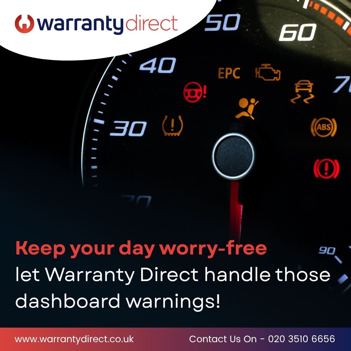 uk_warranty's tweet image. Annoying dashboard warnings? No worries! Warranty Direct has you covered with comprehensive plans that eliminate the stress of unexpected repairs. Drive with peace of mind, knowing you're protected every mile! Click now: zurl.co/N0sKZ 
#ReliableCover #StressFreeRepairs