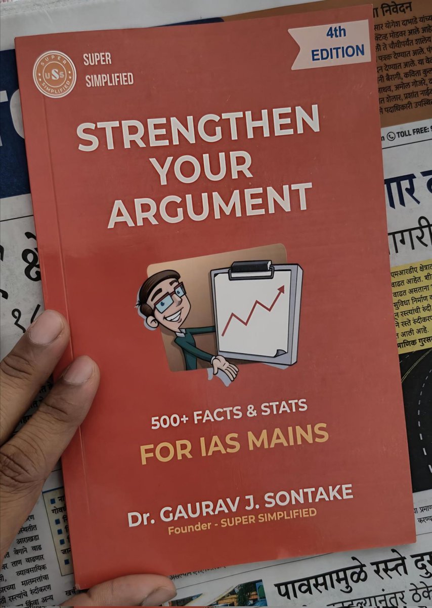 Pratik 🔆 (@_praatik_b) on Twitter photo Started reading Strengthen Your Argument by <a href="/gjsontake/">Dr. Gaurav J. Sontake</a> Sir looks super helpful for UPSC and MPSC Mains! #SuperSimplified Started reading Strengthen Your Argument by <a href="/gjsontake/">Dr. Gaurav J. Sontake</a> Sir looks super helpful for UPSC and MPSC Mains! #SuperSimplified