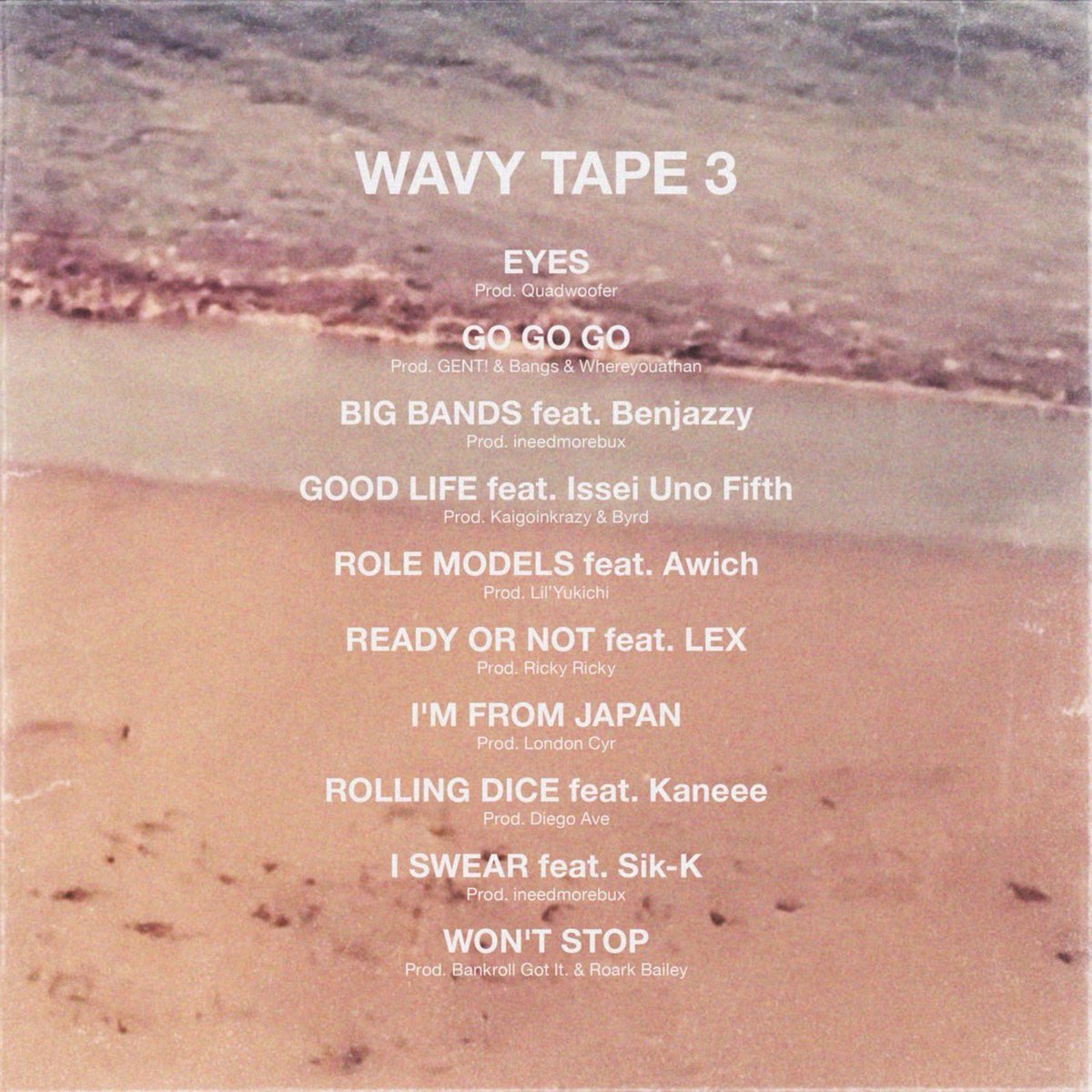 7月1日
新EP
WAVY TAPE3
出ます🌊