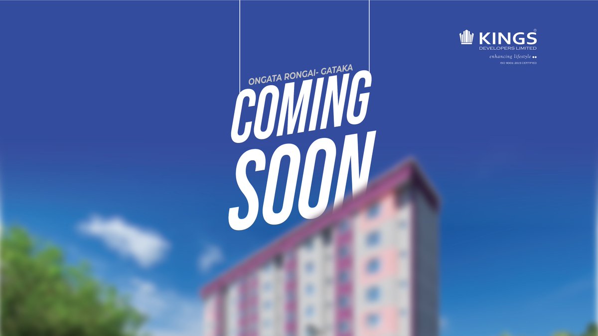 Coming soon in Ongata Rongai—Kings Lotus 
More space, more lifestyle, more value. Be among the first to choose your unit before the market catches on.
Early interest now open. Call +254 700 090060
#KingsLotus #ComingSoonRongai #SmartInvestmentKE #BeFirst