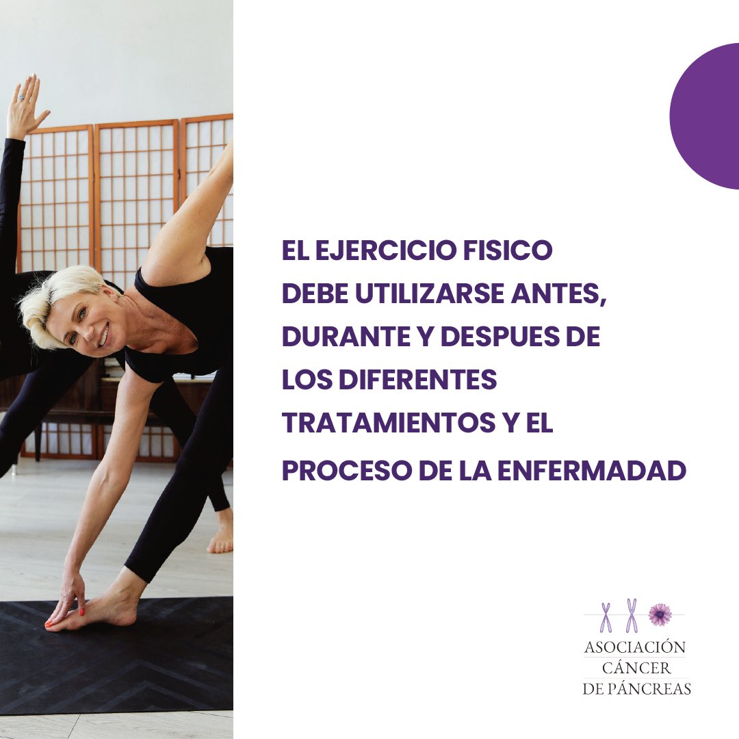Ejercicio físico y cáncer de páncreas: un aliado en todas las etapas,  no cura, pero acompaña, fortalece y transforma 
#unidosporlaesperanza #CáncerDePáncreas #EjercicioOncológico #SaludIntegral #Psicooncología #AsociaciónCáncerDePáncreas #VidaActiva #Oncología