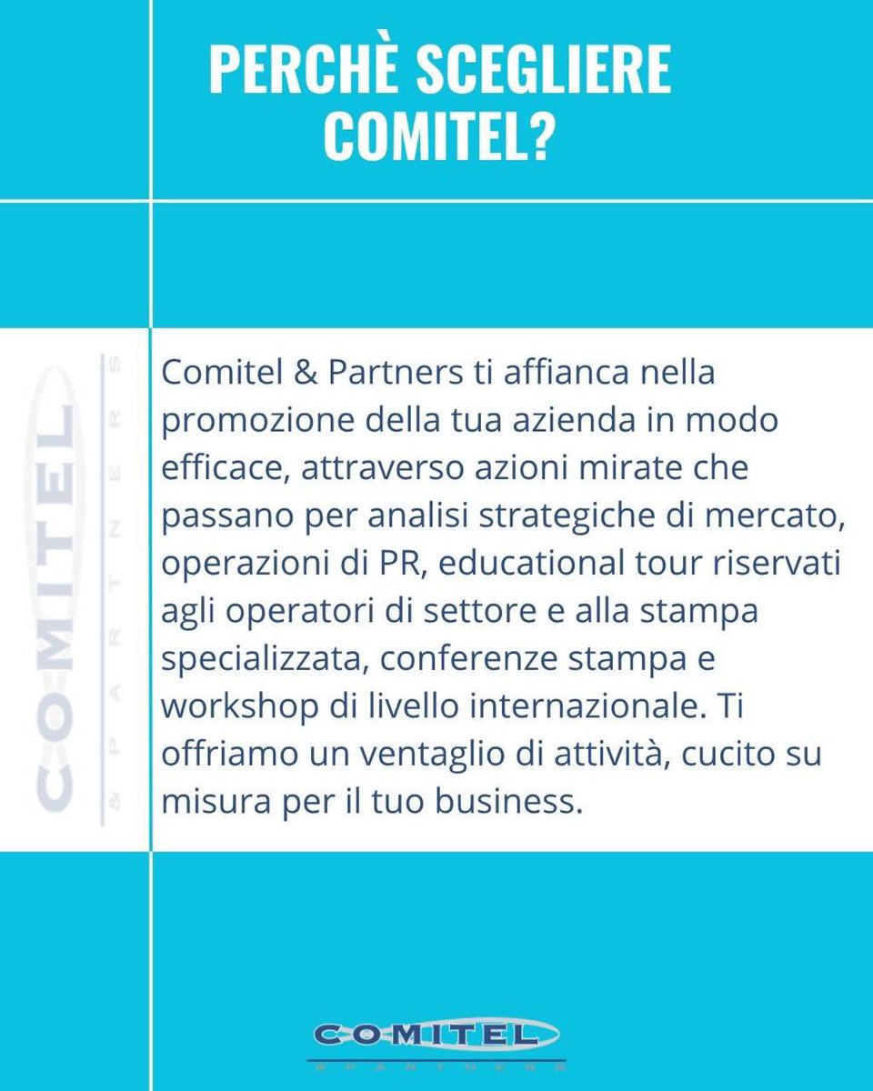 🤝✅ Hai mai pensato a quanto potrebbe crescere la tua attività con i contatti giusti? Noi li troviamo per te!

🔎 Vuoi connetterti con agenti internazionali del settore turistico? Ti mettiamo in contatto con il mondo.

🧭 Espandi la tua rete, trova nuove opportunità.