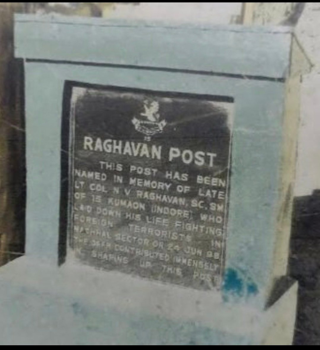 Remembering the Braveheart on his Balidan Diwas
Lt Col Natraj Vijay Raghavan
SC (P), SM
15 KUMAON

He was born on 18 June 1961 in Chennai, Tamil Nadu to Brigadier NV Raghavan (R) and Smt Vatsala V Raghavan. He followed footsteps of his Dad and joined Indian Army in 1982.