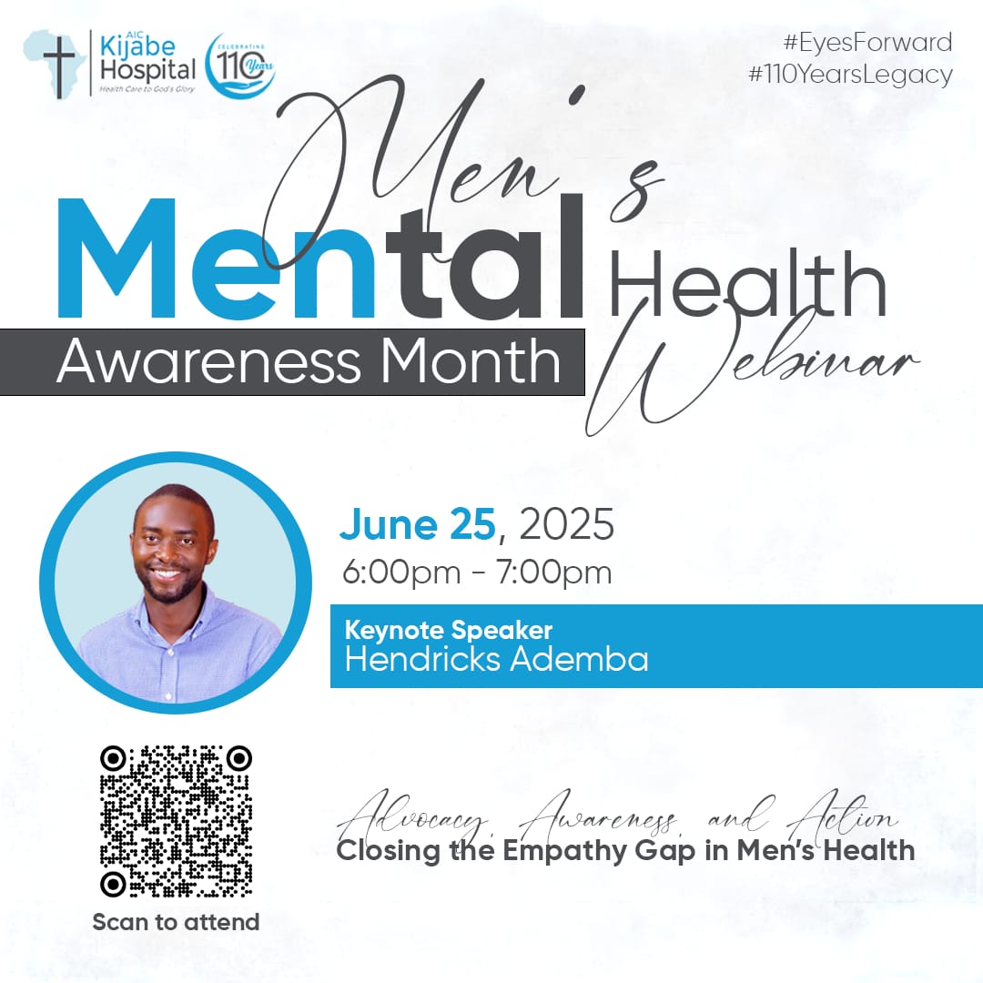 Buda,  hauko solo!

Join our webinar tomorrow – juu your mental health ni muhimu.

🗓️ June 25 | 🕕 6:00pm – 7:00pm

Click to register - shorturl.at/AWaea

#Men’sMentalHealthAwareness #110YearsLegacy