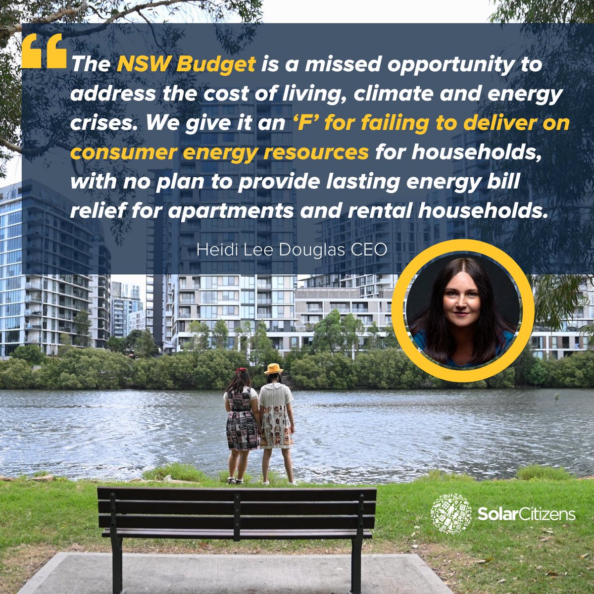 Hot on the heels of the Minns Government cutting support for #homebatteries, this #NSWBudget fails to make #cleanenergy more available, or help households locked out of #solar and #batteries - especially people who live in apartments and renters. bit.ly/3ZMmdq6