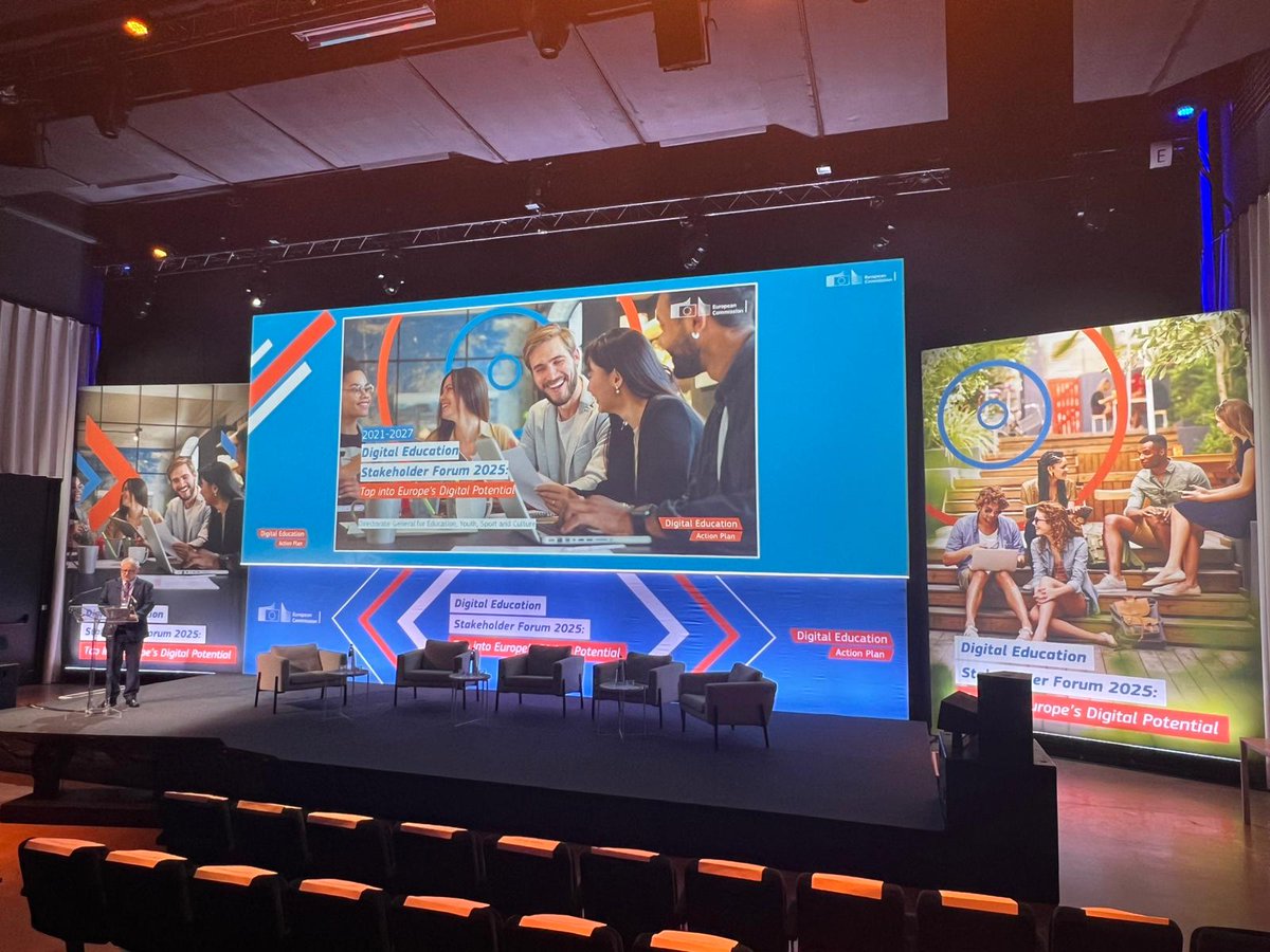 🎥 We’re LIVE from the Digital Education Stakeholder Forum!
Join the conversation on the future of digital learning with experts, educators &amp; policymakers from across
Europe. 🚀

🎬 Watch here: b2match.com/e/digital-educ…

#DEAPStakeholderForum