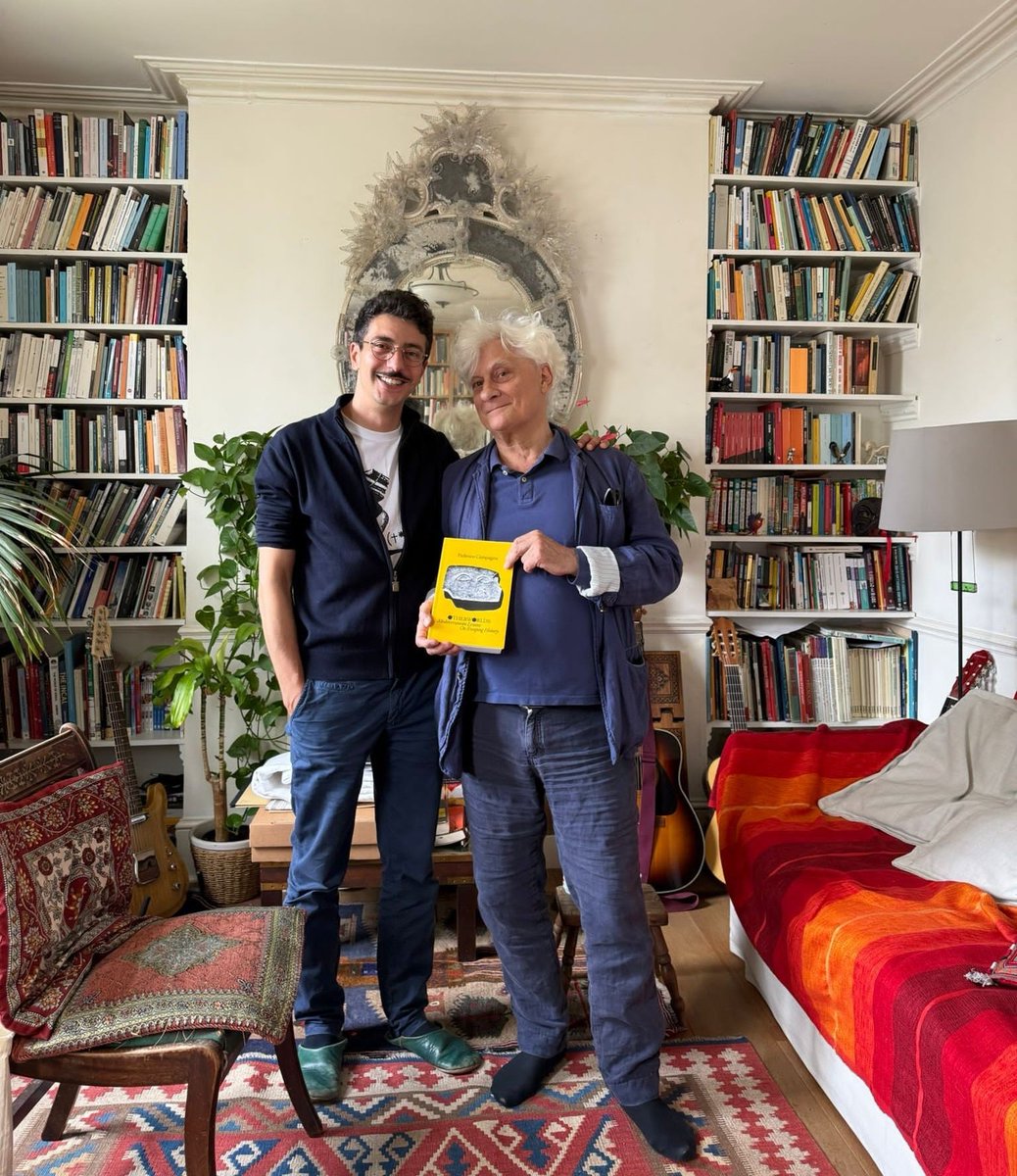 Federico Campagna (@fedcampagna) on Twitter photo Otherworlds is a book about deserting History: here it's in the hands of the master who taught me this old and noble art.
Grazie Franco 'Bifo'!
(photo by Agnes Yu Hsin Su) Otherworlds is a book about deserting History: here it's in the hands of the master who taught me this old and noble art.
Grazie Franco 'Bifo'!
(photo by Agnes Yu Hsin Su)