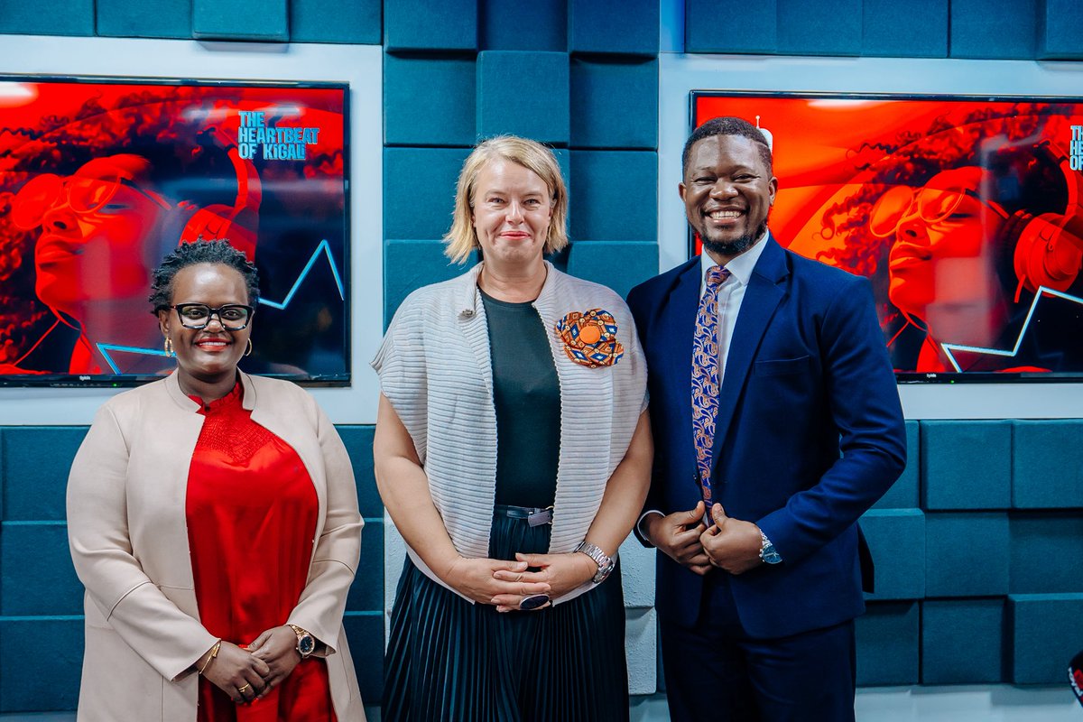 Royal FM 94.3 Kigali (@royalfmrwanda) on Twitter photo Truly honoured to have been joined by Her Highness <a href="/A_ThorpeUK/">Alison Thorpe</a> , British High Commissioner to Rwanda, and the CEO of MTN Rwanda <a href="/Monzer455/">Monzer Ali</a> . Grateful for their time, insights, and inspiring conversation in the #RoyalFM studio! Truly honoured to have been joined by Her Highness <a href="/A_ThorpeUK/">Alison Thorpe</a> , British High Commissioner to Rwanda, and the CEO of MTN Rwanda <a href="/Monzer455/">Monzer Ali</a> . Grateful for their time, insights, and inspiring conversation in the #RoyalFM studio!