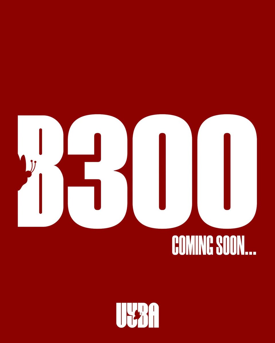 🦋 #B300 - Coming Soon...
📣 Primi spoiler: arena per la prima volta tutta numerata e a settore unico!
ℹ️ Tutti i dettagli e le agevolazioni a luglio...

#campagnaabbonamenti #UYBA2526