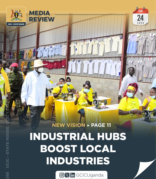 Namara Savanna (@nsavanna23) on Twitter photo Did you know that these industrial hubs play a big role in boosting local industries? <a href="/newvisionwire/">The New Vision</a> page 11 will answer your question. #UgandaNews Did you know that these industrial hubs play a big role in boosting local industries? <a href="/newvisionwire/">The New Vision</a> page 11 will answer your question. #UgandaNews