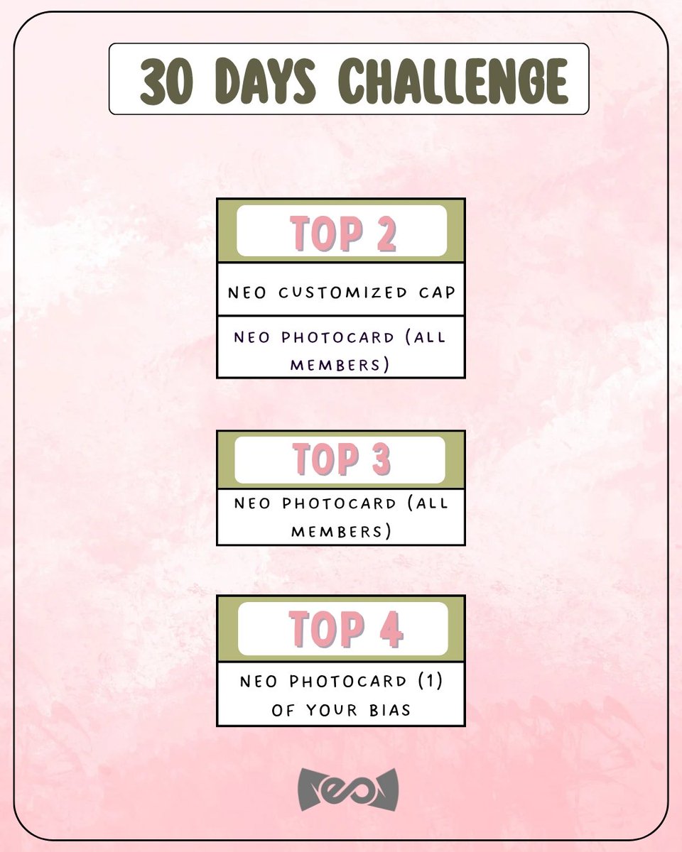 🌟 30 DAYS CHALLENGE 🌟
𝗗𝘂𝗿𝗮𝘁𝗶𝗼𝗻: June 25 - July 24

Ready Glow! Join our fun daily activities and win exciting prizes! ✨ 

📝 Check the pubmat below for full details. 

<a href="/neophofficial/">NEO</a>
#NEO_PH #ReadyGlow
#30DaysChallenge #NEON_Day1