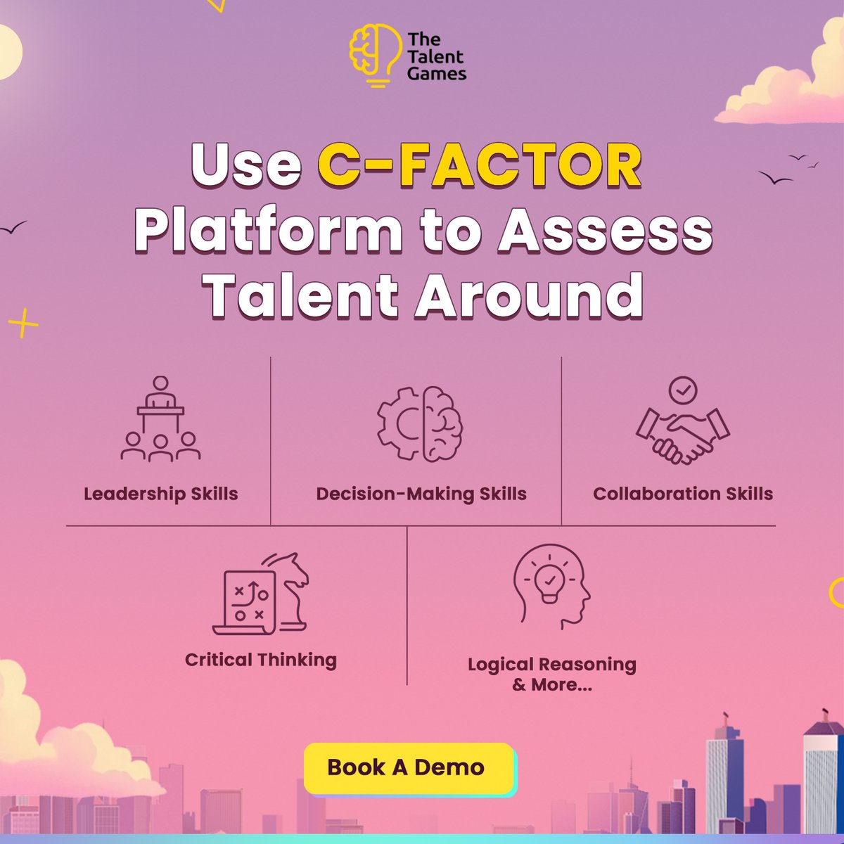 Go beyond the resume with our award-winning C-Factor Platform! 

Assess real skills like leadership, critical thinking &amp; collaboration—through gamified, bias-free tests.

Visit our website: thetalentgames.com

#HRTech #TalentAssessment #GamifiedAssessments #EarlyCareers