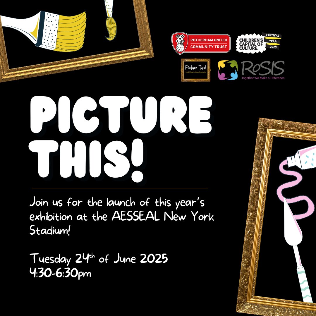 CCOC | IT’S TODAY! 🎉

We’re so excited to welcome you to the Picture This Launch Event at the AESSEAL New York Stadium from 4:30–6:30pm!

Expect fun activities, creative vibes and loads of family-friendly entertainment. Everyone’s welcome – just turn up and join in the fun! 💫