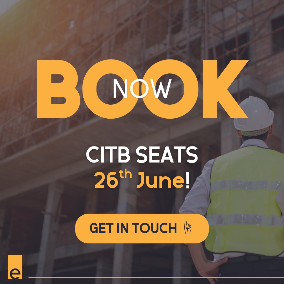 🚨 Still dragging your boots? There's still time to book!

Our next CITB SEATS (Site Environmental Awareness Training Scheme) course is coming up fast — and there are just a few spots left!

📅 𝗗𝗮𝘁𝗲: 26th June, Online

👉 Book now: bit.ly/4jZn26i 

#CITB #SEATS