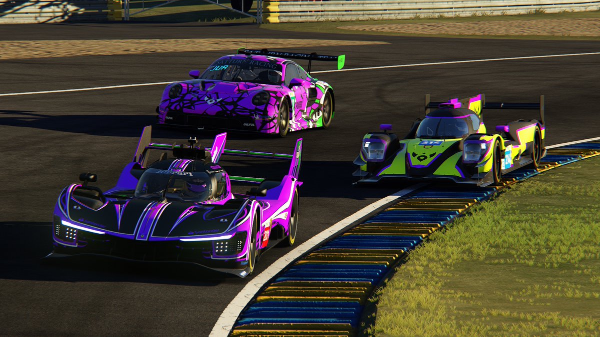🪐Este sábado 28 decimos presente en las 12H de Le Mans de la liga FRC

Satturn Racing compite en las 3 categorías:
☄️ Hypercar
⚡️ LMP2
💫 LMGT3
Presentamos nuestras liverys oficiales y salimos a buscarlo todo.