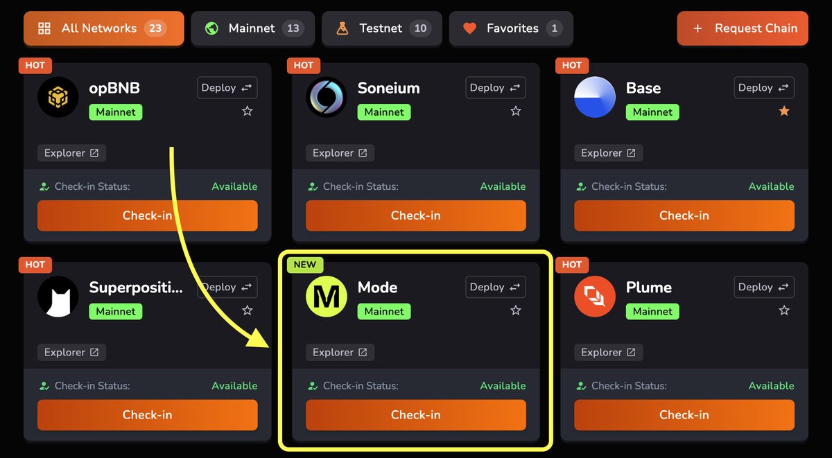 Dropjet_co's tweet image. 🚀 @modenetwork → DropJet integration complete! ✨

Daily #Web3 connection just got an upgrade.

Smart move?
Check-in daily ✔️ Deploy ⚒️ and stay ahead 🚀

Start Check-in Now: dropjet.co/app/ 🔥
Deploy Contract Now: dropjet.co/app/?mode=depl… 🚀

#Mode #ModeNetwork #Crypto