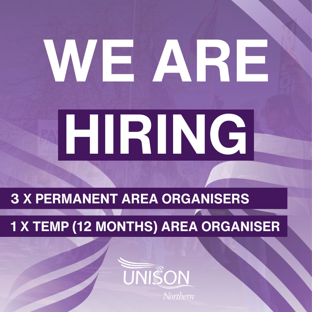 📢 We are hiring Area Organisers!

✅ Lead recruitment and organising campaigns
✅ Support and develop workplace reps
✅ Advise and mentor branches
🟣 Starting salary from £50,399
⏳ Closing date 14 July - buff.ly/yQFerjP
