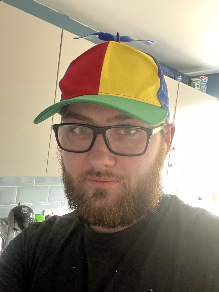 Oh yeah, I bought a propeller hat