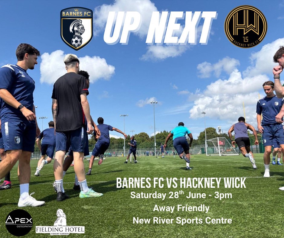Pre season is back! First up a though game against Hackney Wick ⚔️ ⚔️ ⚔️