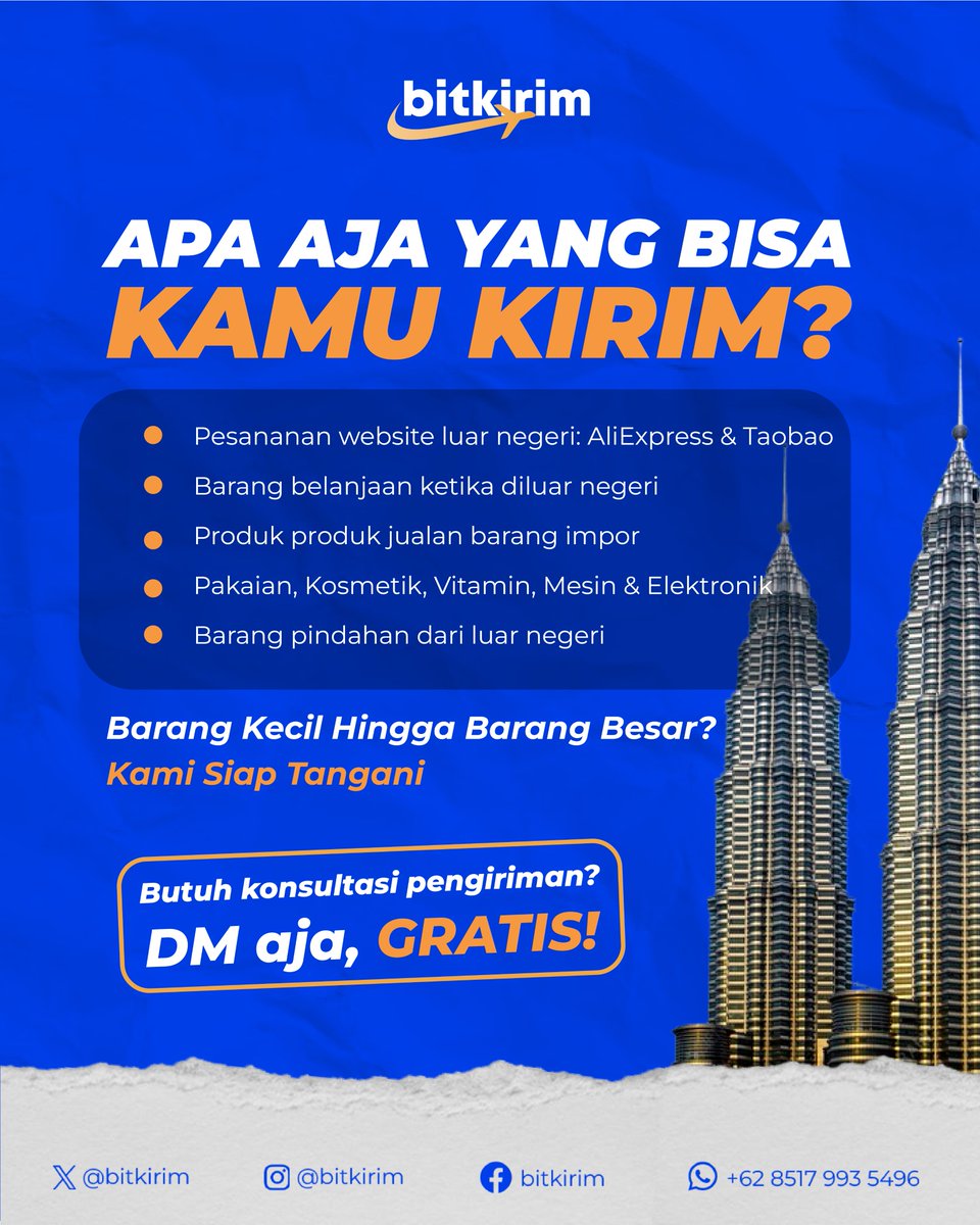 Forwarder Ekspedisi Import & Jastip LN tweet media