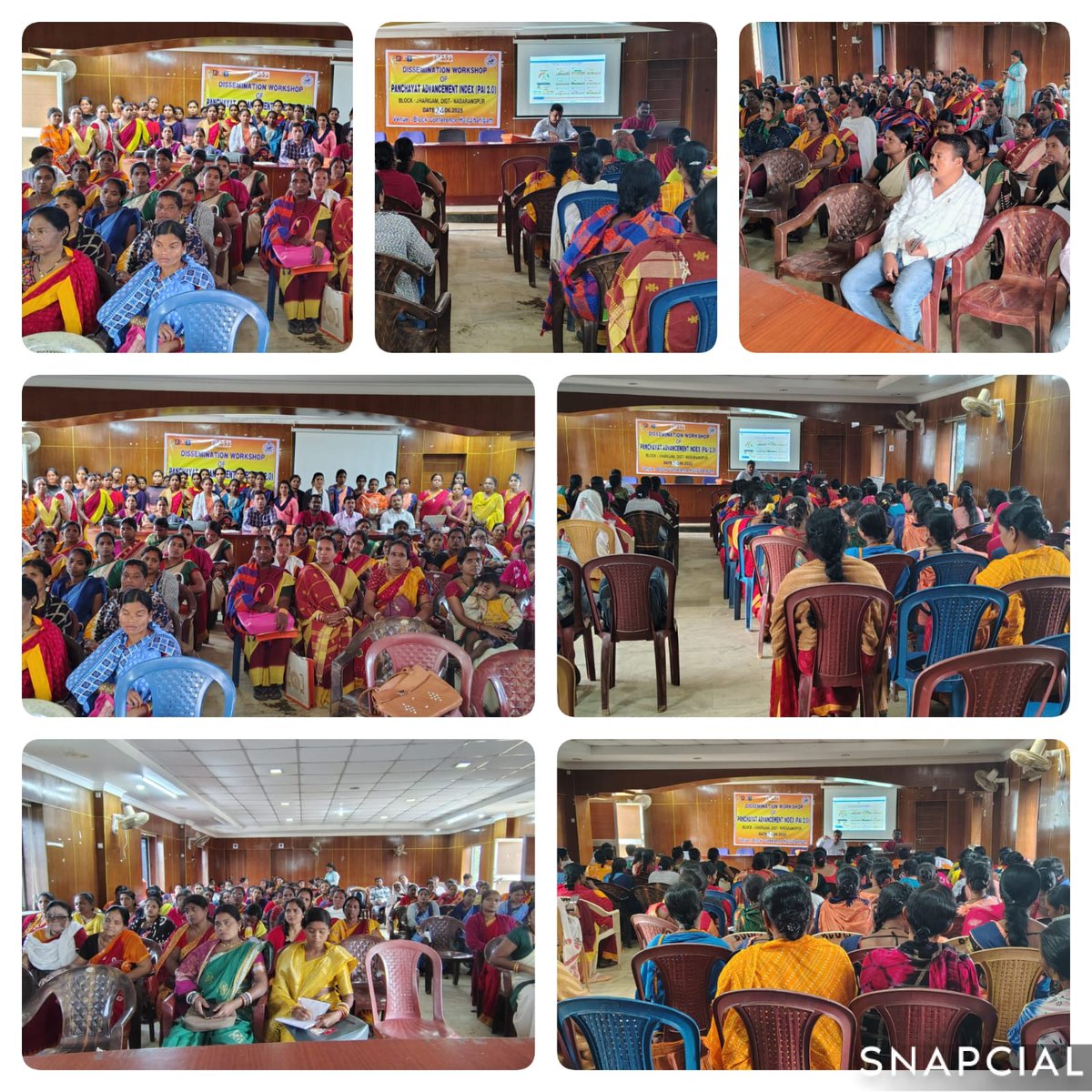 2nd days Training cum workshop Programme on Panchayat Advancement Index 2.0 to GP functionaries of Jharigam Block on 24.06.2025
