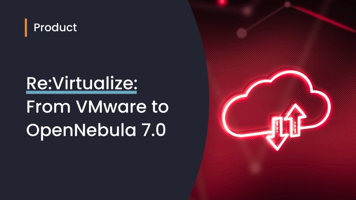 Our CEO breaks down why OpenNebula 7 is the VMware alternative you’ve been waiting for—better pricing, higher VM density, and seamless migration. 

Ready to leap ahead? Read more: linkedin.com/pulse/revirtua…

#OpenNebula #cloudinfrastructure #VMwaremigration #hybridcloud