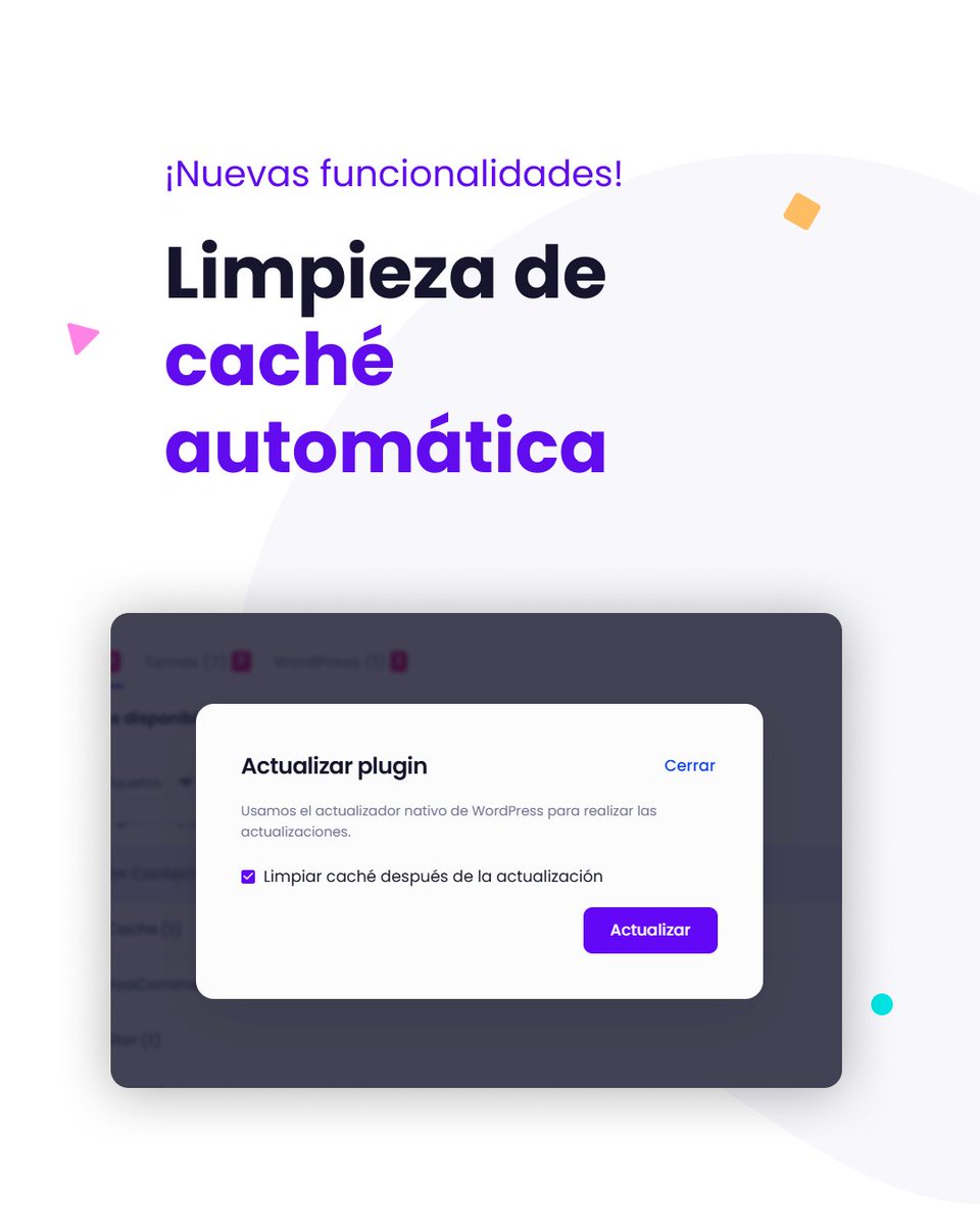 Junio se nos ha pasado volando trabajando en nuevas mejoras que muchos nos habíais pedido. ¿La buena noticia? ¡Que ya están disponibles!

Desde mejoras en la restauración de backups hasta limpieza de caché automática.

Te contamos todas las novedades en nuestro blog 👇