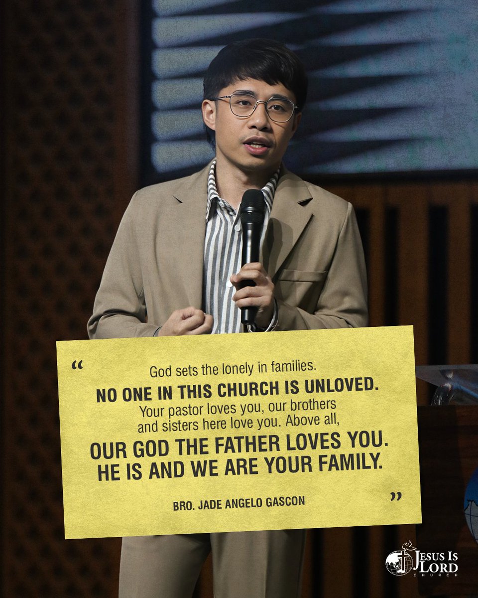 JILWorldwide's tweet photo. Father to the fatherless—this is our God. Family to the lonely—this is our Church.

Full video preaching: https://t.co/3LHaKhHkuk https://t.co/BIY8FR3znN