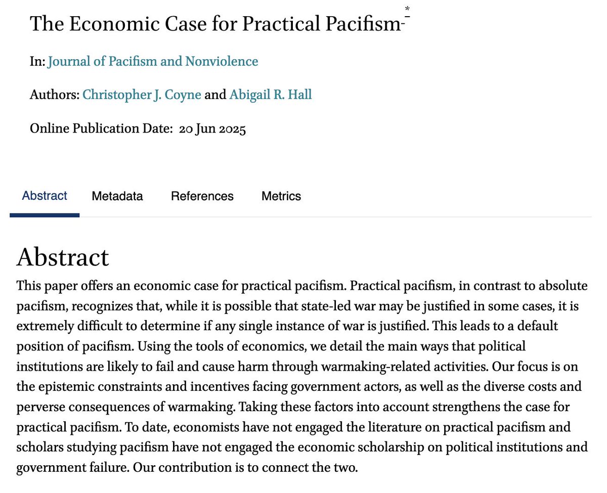 Journal of Pacifism & Nonviolence tweet media