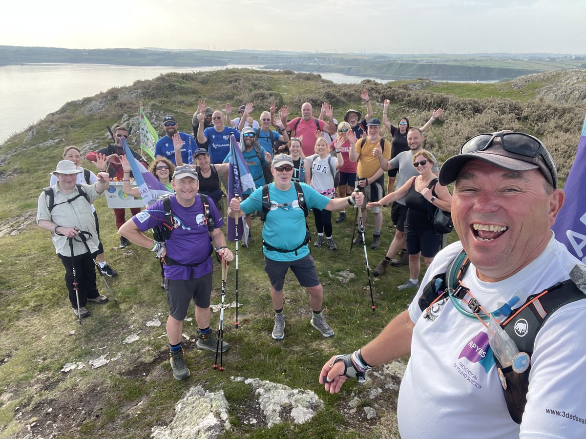 3dadswalking's tweet photo. We’ve walked the stunning Anglesey Coastal Path — and thanks to you we’re at £26,700 of our £30,000 target for suicide prevention @PAPYRUS_Charity 

Let’s smash that final milestone together
https://t.co/BaNIaxZYHm

#SuicidePrevention #HOPELINE247 #SaveYoungLives https://t.co/n7k9IbGwJr