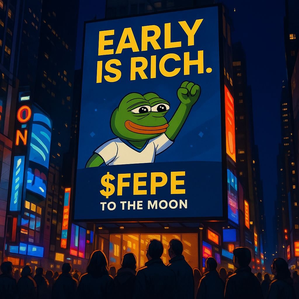 They said “early is risky.” 
We said “early is rich.” 🤑💵
$FEPE