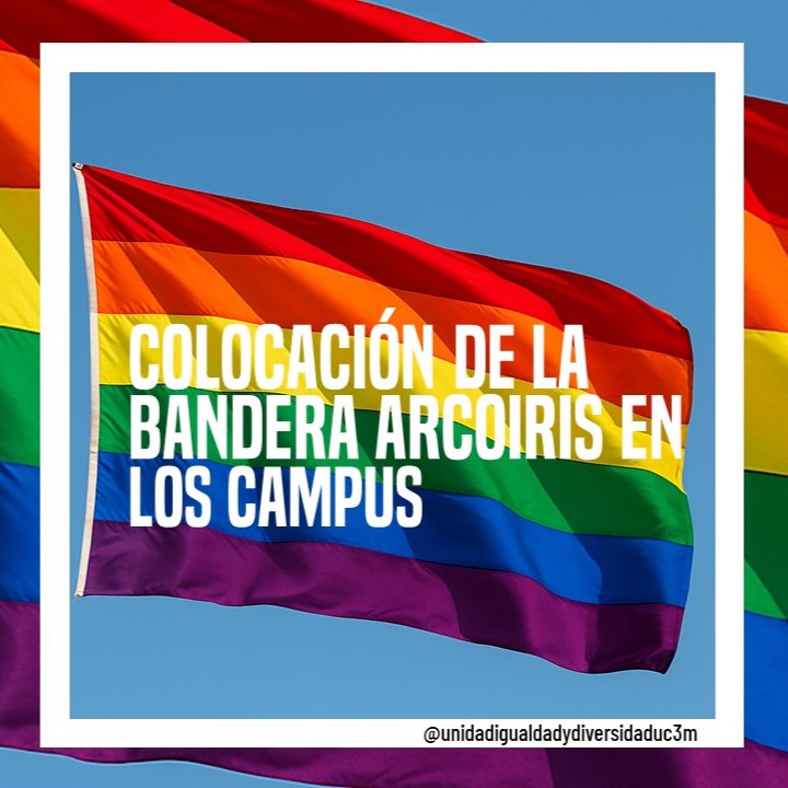 🏳️‍🌈 En #UC3Mdiversa celebramos el Orgullo LGTBIQA+ 2025 con la bandera arcoíris ondeando en todos los campus, del 26 de junio al 5 de julio. Visibilidad, inclusión y respeto. 💜 #OrgulloUC3M #DiversidadUC3M <a href="/uc3m/">UC3M</a>