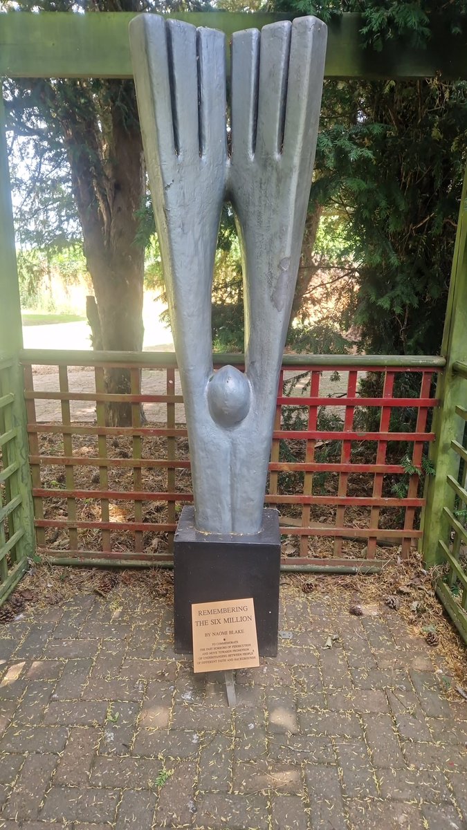 Yr9 students visited <a href="/HolocaustCentUK/">National Holocaust Museum UK</a> last week, exploring exhibitions, hearing survivor testimony, and reflecting on themes of prejudice and discrimination. 🌸🕯️ In the memorial gardens, they laid stones in remembrance of the 1.5 million children and 6 million Jewish lives lost.