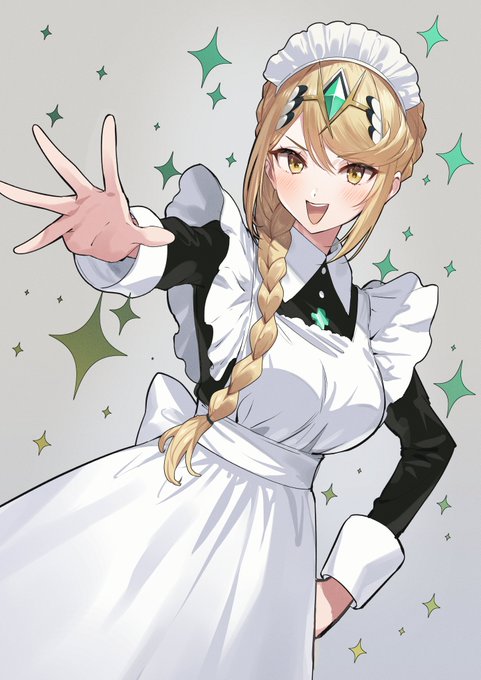 ヒカリ(ゼノブレイド2) 「らくがきメイドヒカリちゃん
