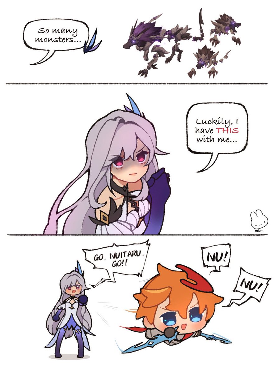 Nuitaru is very effective against any monsters #Genshin