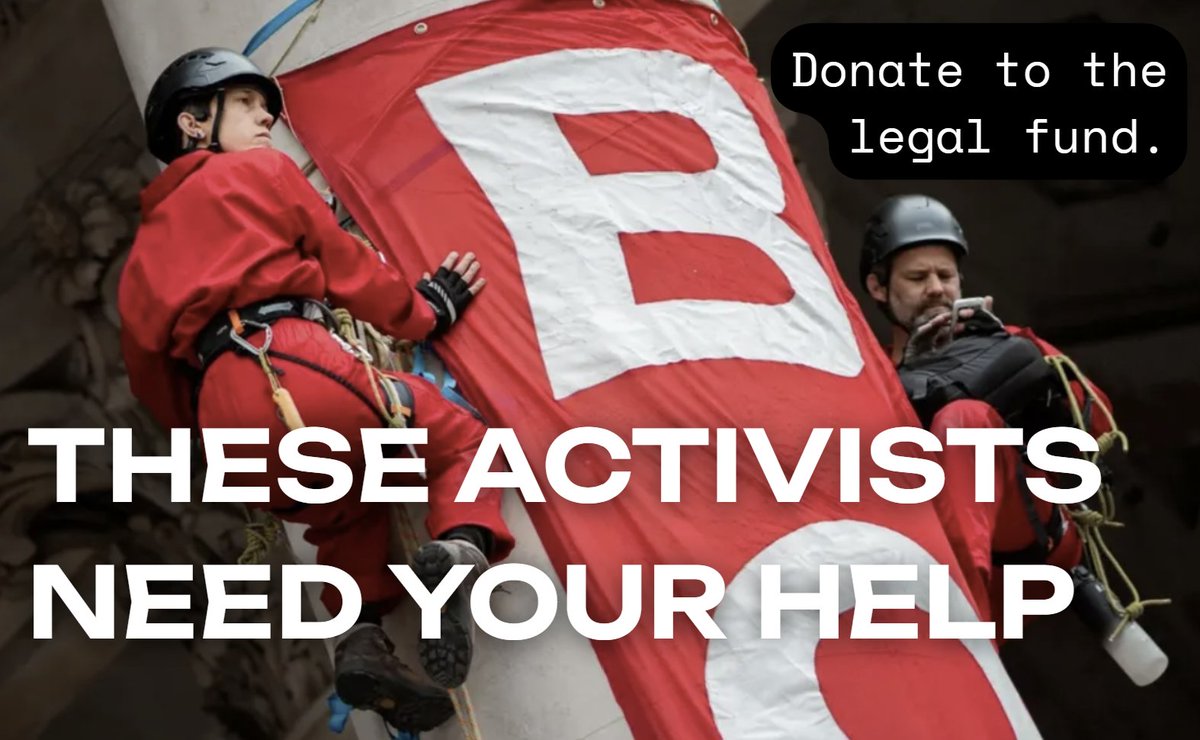 🚨 Activists resisted imperialist insurers—now the state’s coming for them.

🔥 Help fund their defence: crowdfunder.co.uk/p/support-acti…

#Justice