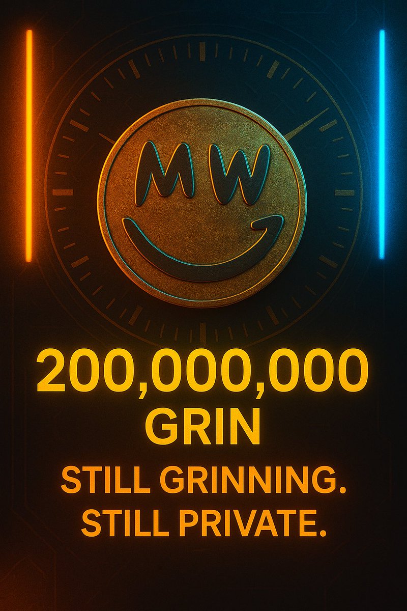 Gig (@ggmesh) on Twitter photo A new Era for ツ- GGC 🔋 formed, 200 Million Grin mined! ⛏️ $GRIN
Check out the latest #Grin newsletter and don't forget to subscribe! Thanks <a href="/Grin_MW/">Grinfluence ツ</a> for putting these together time and again ⤵️
grinpost.substack.com/p/a-new-era-fo… A new Era for ツ- GGC 🔋 formed, 200 Million Grin mined! ⛏️ $GRIN
Check out the latest #Grin newsletter and don't forget to subscribe! Thanks <a href="/Grin_MW/">Grinfluence ツ</a> for putting these together time and again ⤵️
grinpost.substack.com/p/a-new-era-fo…
