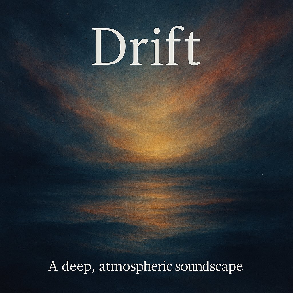 deejoyset's tweet photo. 🎶 New release!
“Drift” is a sonic journey through ambient atmospheres and cinematic
textures. Perfect for slowing down, thinking, and feeling. Out now on all streaming platforms. #hipohoplofi #cinematic #chillwave #downtempo https://t.co/SlrgdAiq7w