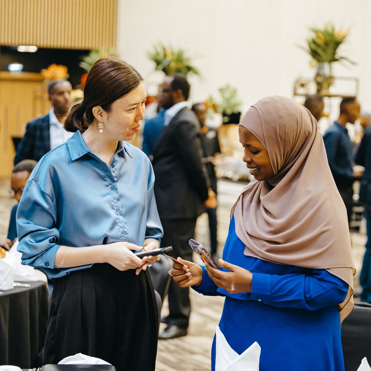 📸 Delegates engage in early discussions and networking ahead of the opening of the CEO Forum at the Kigali Convention Centre.

The forum convenes leaders from the public and private sectors to explore strategies for advancing business growth and investment.

#InvestInRwanda