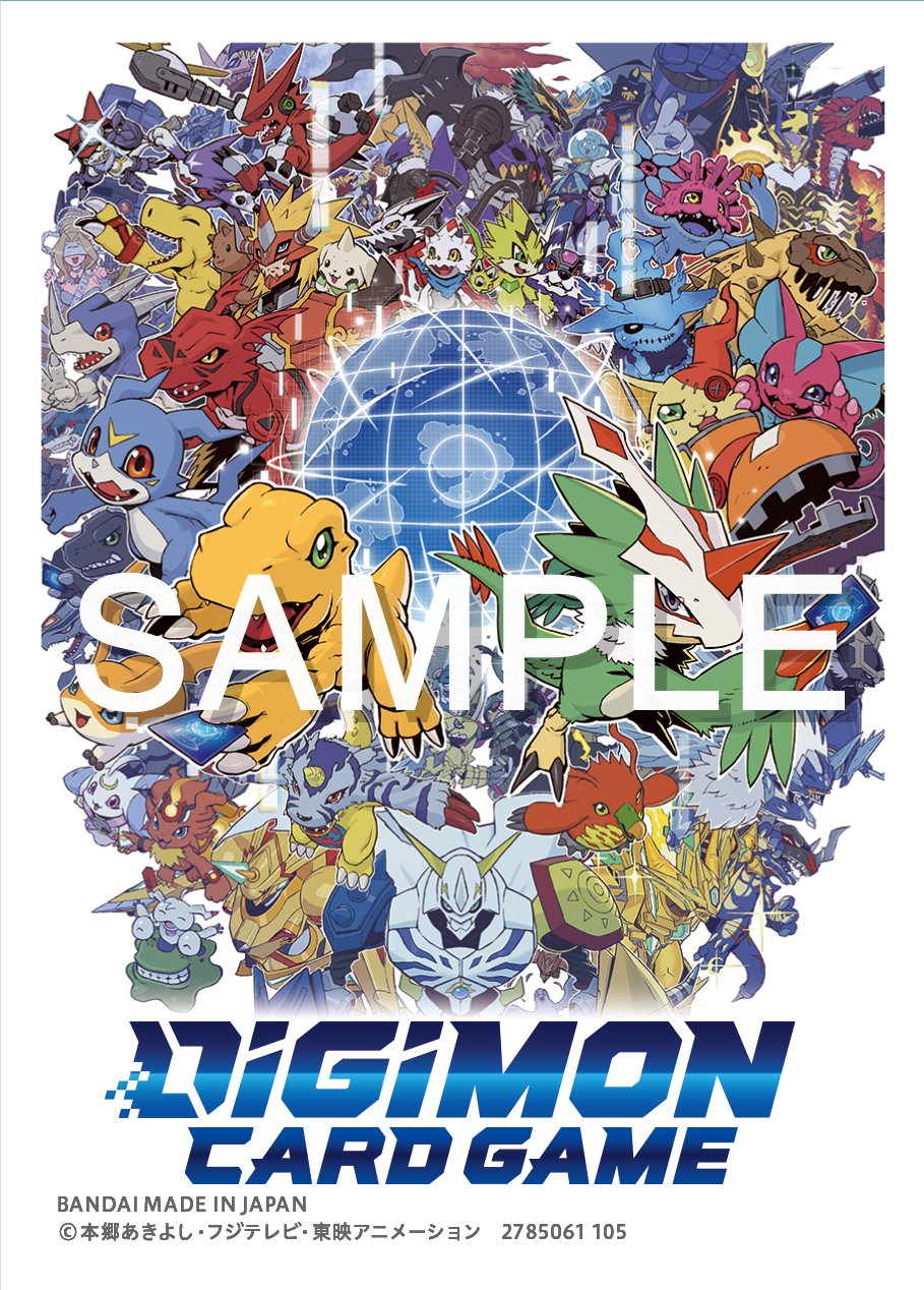 デジモンカードゲーム　海外公式　テリアモン　カードスリーブ　50枚 Amazon.co.jp: デジモンカード デジカ 公式 カードスリーブ2024