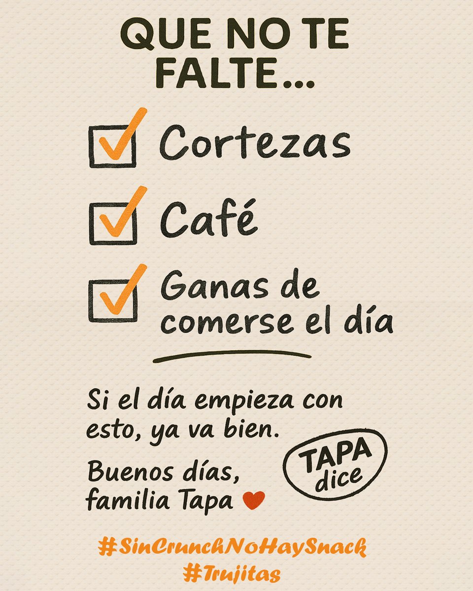 #Trujitas #SinCrunchNoHaySnack #MeZampoElMartes