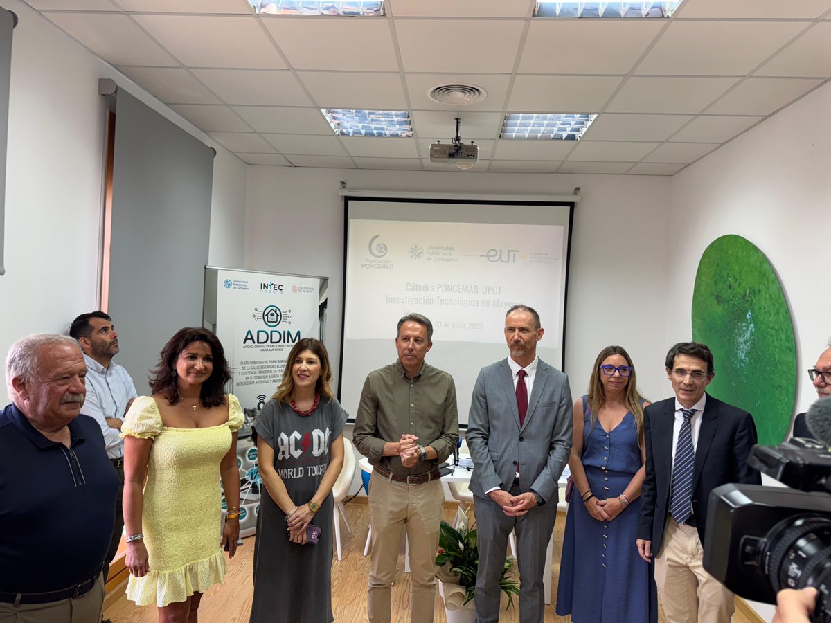 FPoncemar's tweet photo. Constitución de la Cátedra Poncemar-UPCT de Investigación Tecnológica en Mayores: compromiso con la innovación aplicada al envejecimiento activo y bienestar de las personas mayores. Ilusionados y agradecidos en Poncemar. Lorca, referente en investigación y cuidado a los mayores👏🏼 https://t.co/9EZsl39VDw
