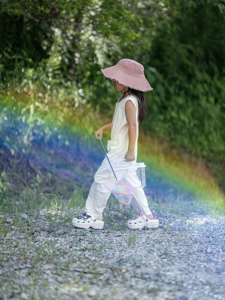 aaari625's tweet photo. 私の帽子を被って虫散策に出た娘👧🐛 https://t.co/5m8cpB4rKx
