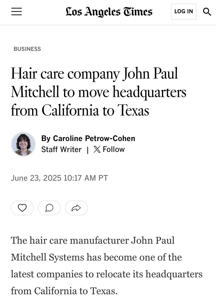 Businesses are leaving California in droves.
